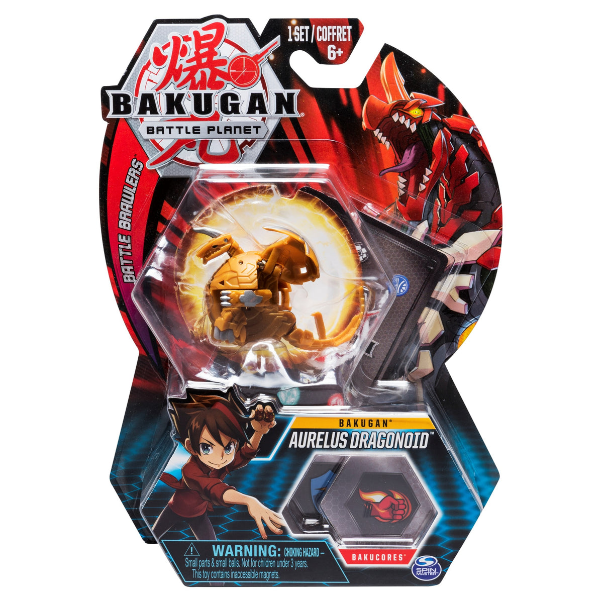 Image for Bakugan Core Pack - Aurelus Dragonoid - Bakugan TCG