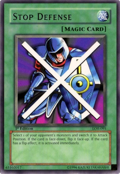 Image for Stop Defense (LOB-095) (LOB) - YuGiOh