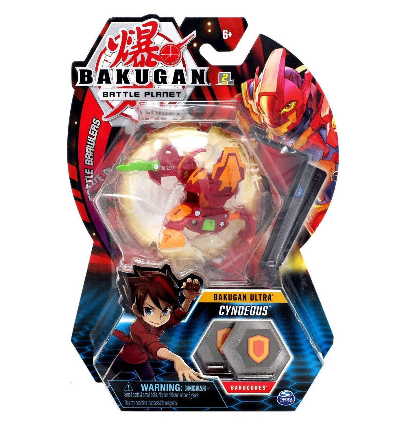 Image for Bakugan Ultra 3-inch Tall Collectible Transforming Creature - Pyrus Cyndeous - Bakugan TCG