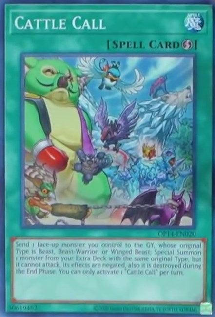Image for Cattle Call (OP14-EN020) (OP14) - YuGiOh