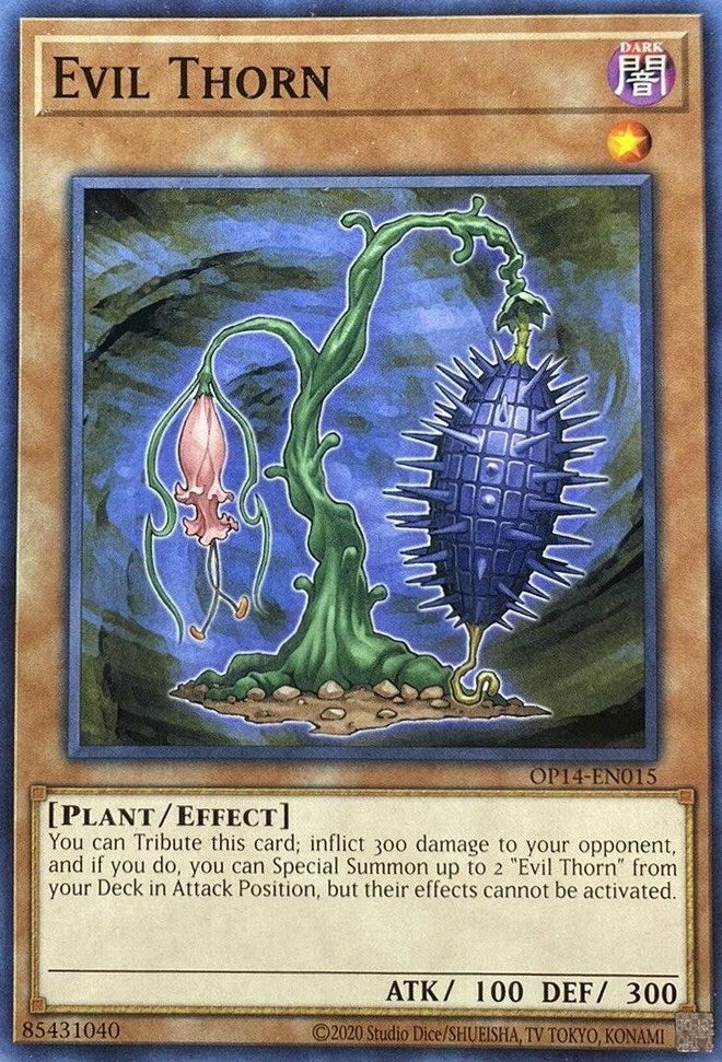 Image for Evil Thorn (OP14-EN015) (OP14) - YuGiOh