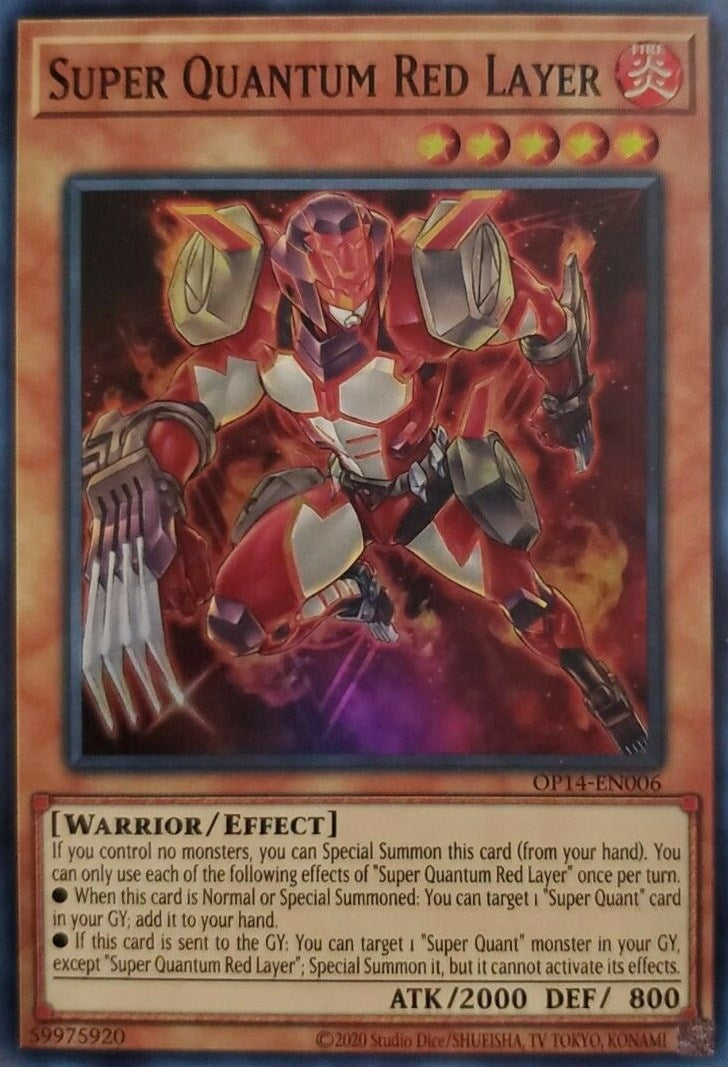 Image for Super Quantum Red Layer (OP14-EN006) (OP14) - YuGiOh