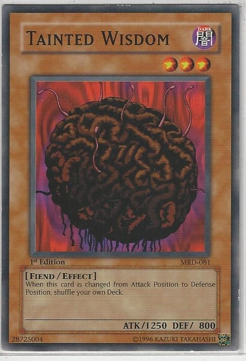 Image for Tainted Wisdom (MRD-081) (MRD) - YuGiOh