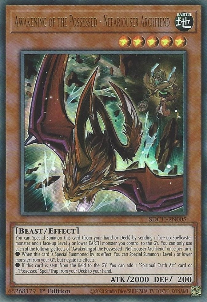 Image for Awakening of the Possessed - Nefariouser Archfiend (SDCH-EN005) (SDCH) - YuGiOh
