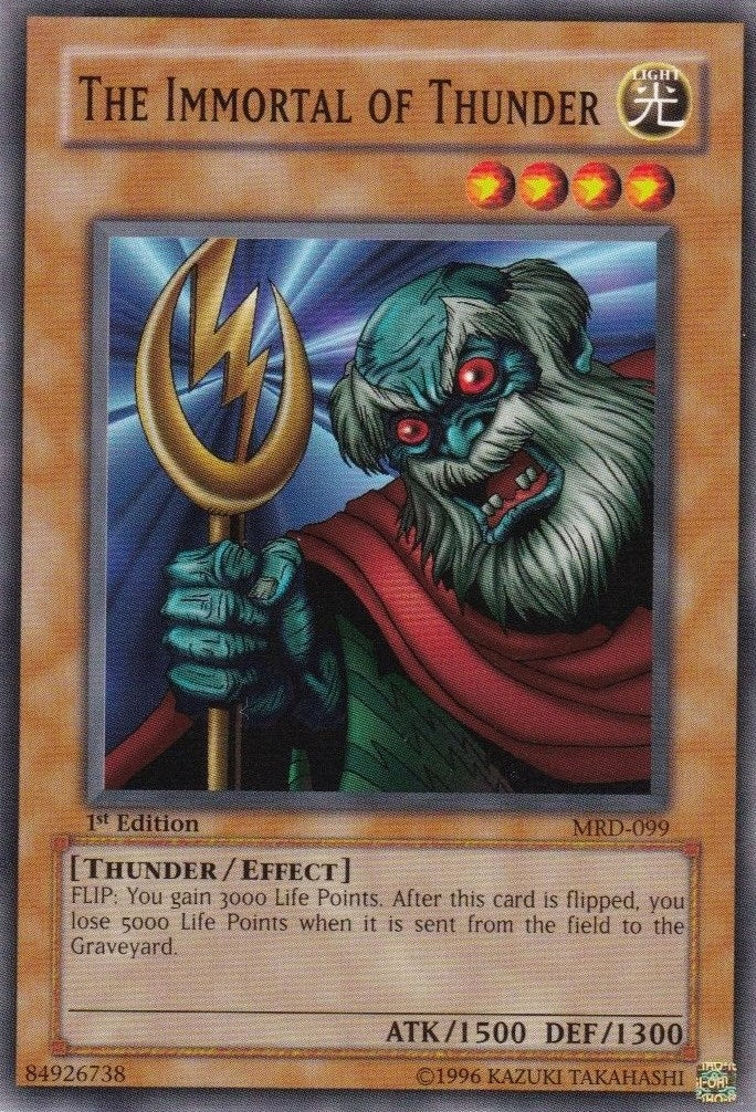Image for The Immortal of Thunder (MRD-099) (MRD) - YuGiOh