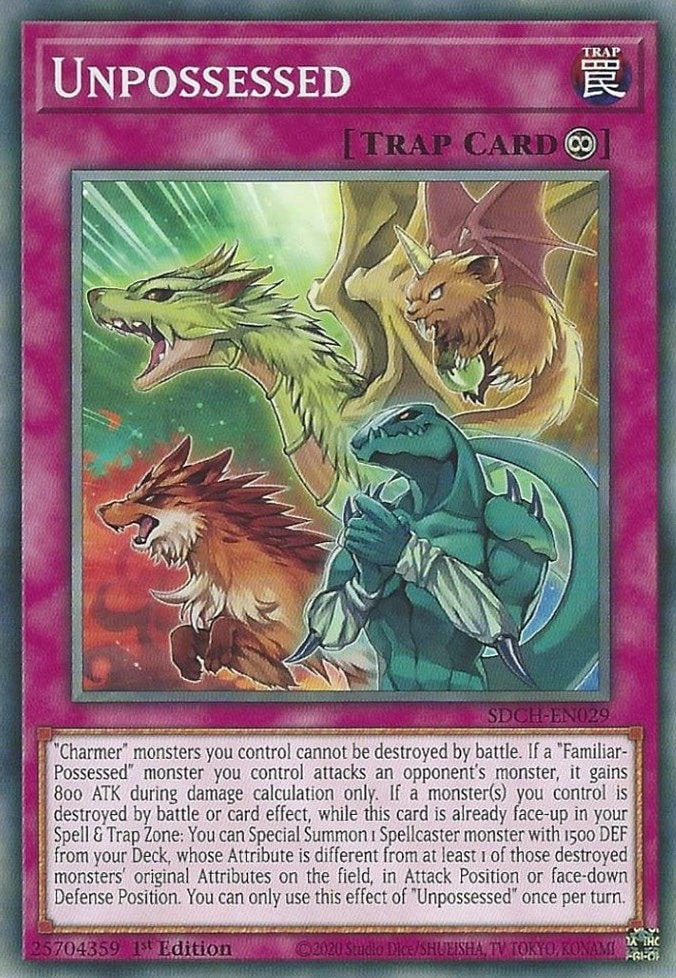Image for Unpossessed (SDCH-EN029) (SDCH) - YuGiOh