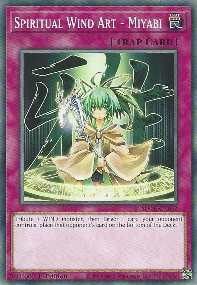 Image for Spiritual Wind Art - Miyabi (SDCH-EN033) (SDCH) - YuGiOh