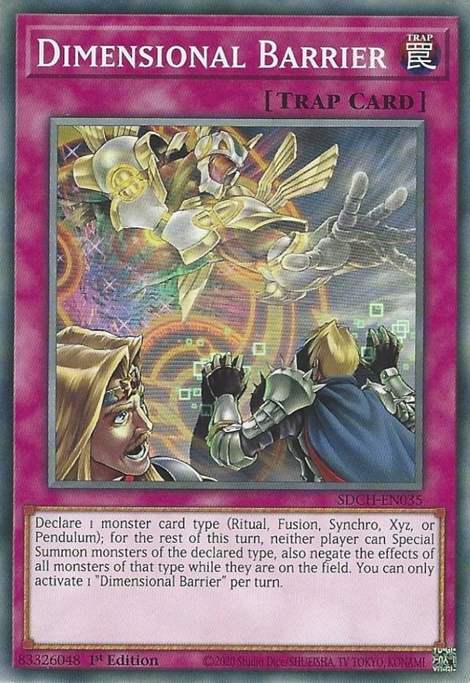 Image for Dimensional Barrier (SDCH-EN035) (SDCH) - YuGiOh
