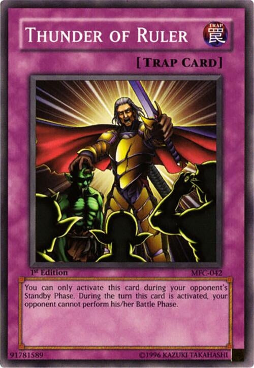 Image for Thunder of Ruler (MFC-042) (MFC) - YuGiOh