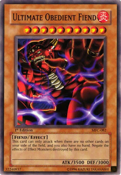 Image for Ultimate Obedient Fiend (MFC-082) (MFC) - YuGiOh