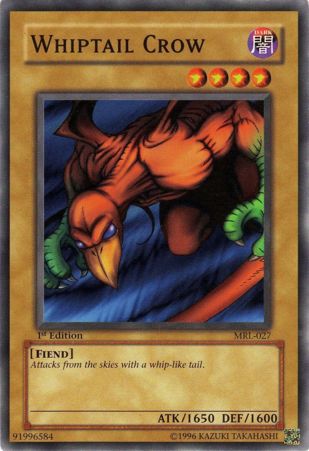 Image for Whiptail Crow (MRL-027) (MRL-EN) - YuGiOh