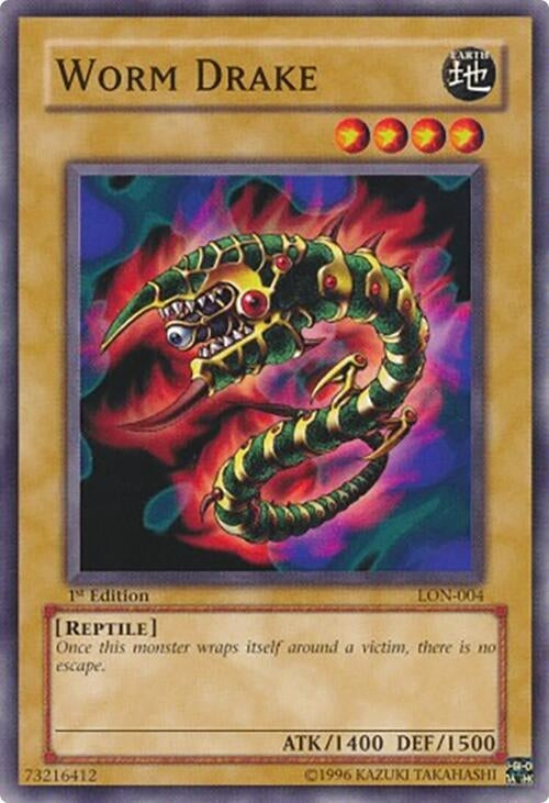 Image for Worm Drake (LON-004) (LON) - YuGiOh