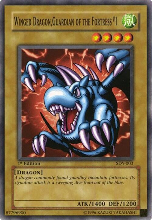 Image for Winged Dragon, Guardian of the Fortress #1 (SDY-003) (SDY) - YuGiOh