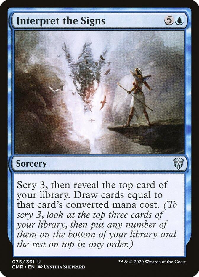 Image for Interpret the Signs (75) (Commander Legends) - Magic: The Gathering