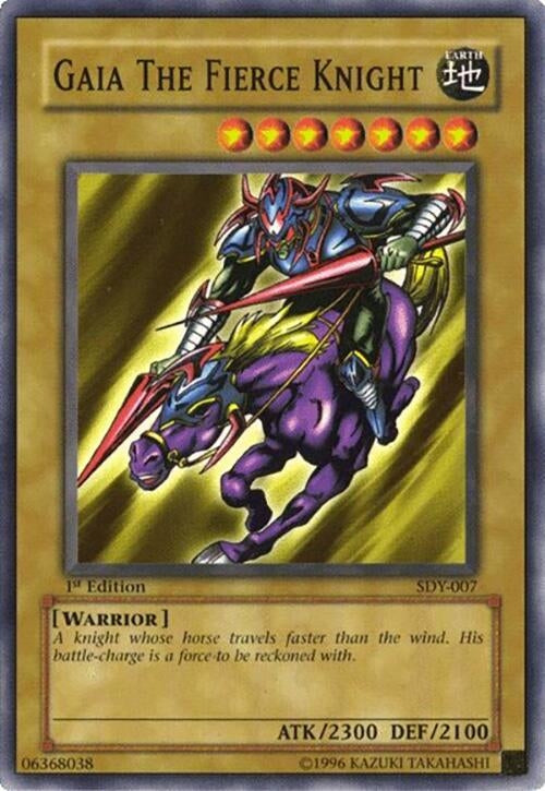 Image for Gaia The Fierce Knight (SDY-007) (SDY) - YuGiOh