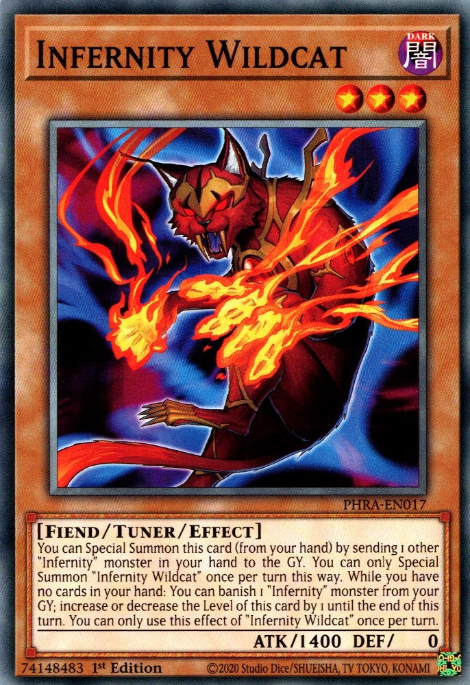 Image for Infernity Wildcat (PHRA-EN017) (PHRA) - YuGiOh