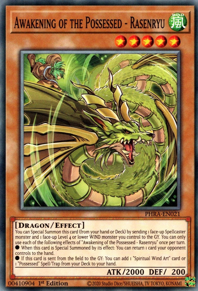 Image for Awakening of the Possessed - Rasenryu (PHRA-EN021) (PHRA) - YuGiOh
