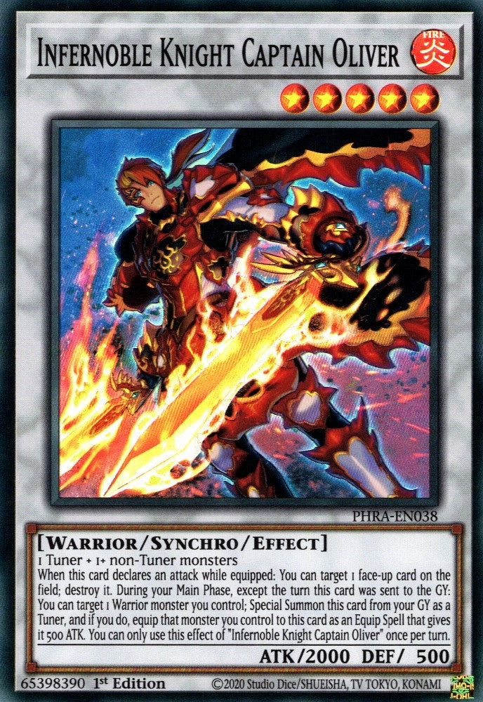Image for Infernoble Knight Captain Oliver (PHRA-EN038) (PHRA) - YuGiOh