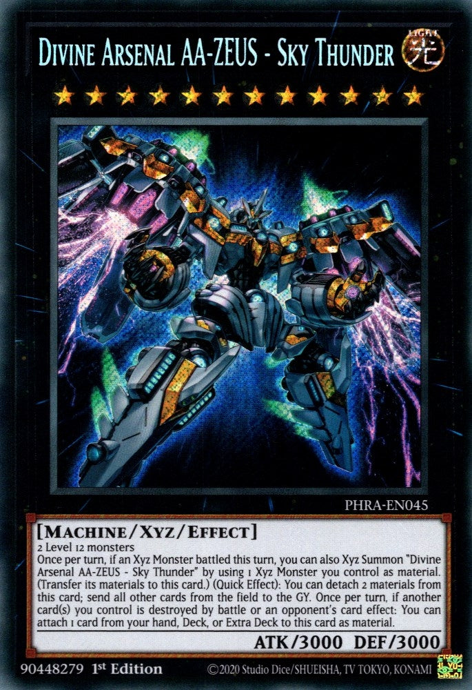 Image for Divine Arsenal AA-ZEUS - Sky Thunder (PHRA-EN045) (PHRA) - YuGiOh