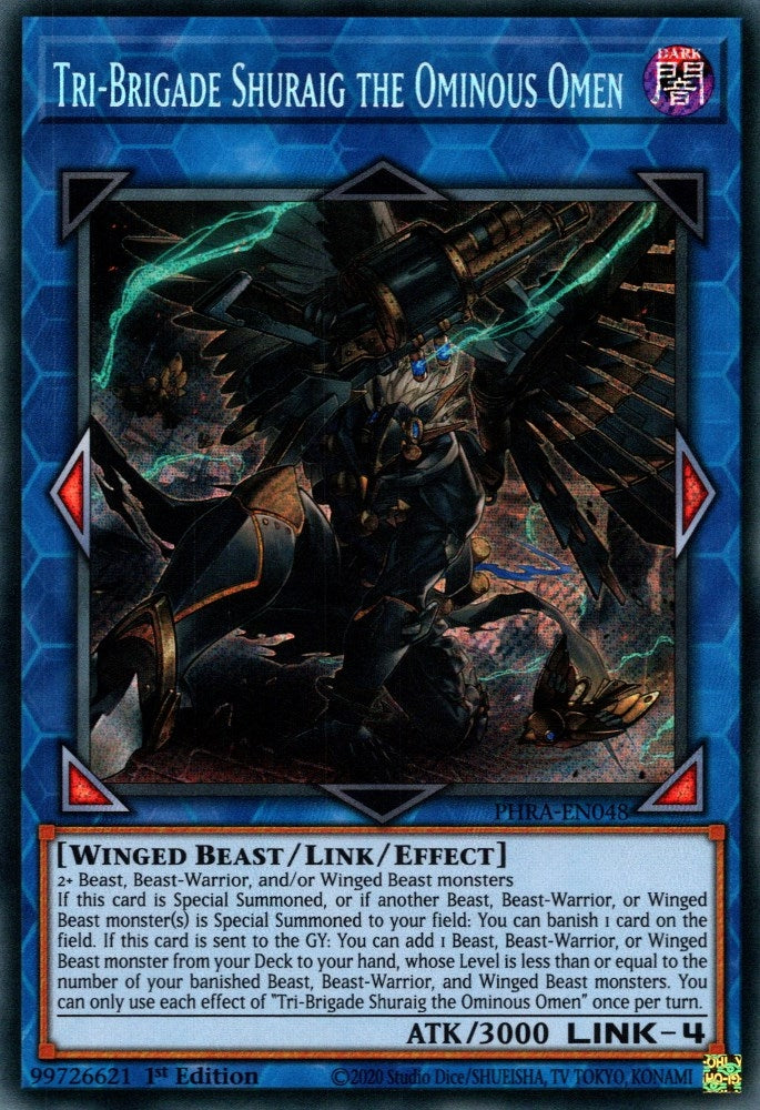 Image for Tri-Brigade Shuraig the Ominous Omen (PHRA-EN048) (PHRA) - YuGiOh