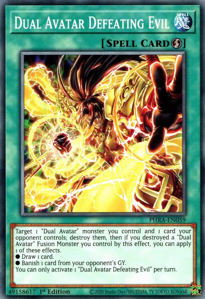 Image for Dual Avatar Defeating Evil (PHRA-EN059) (PHRA) - YuGiOh