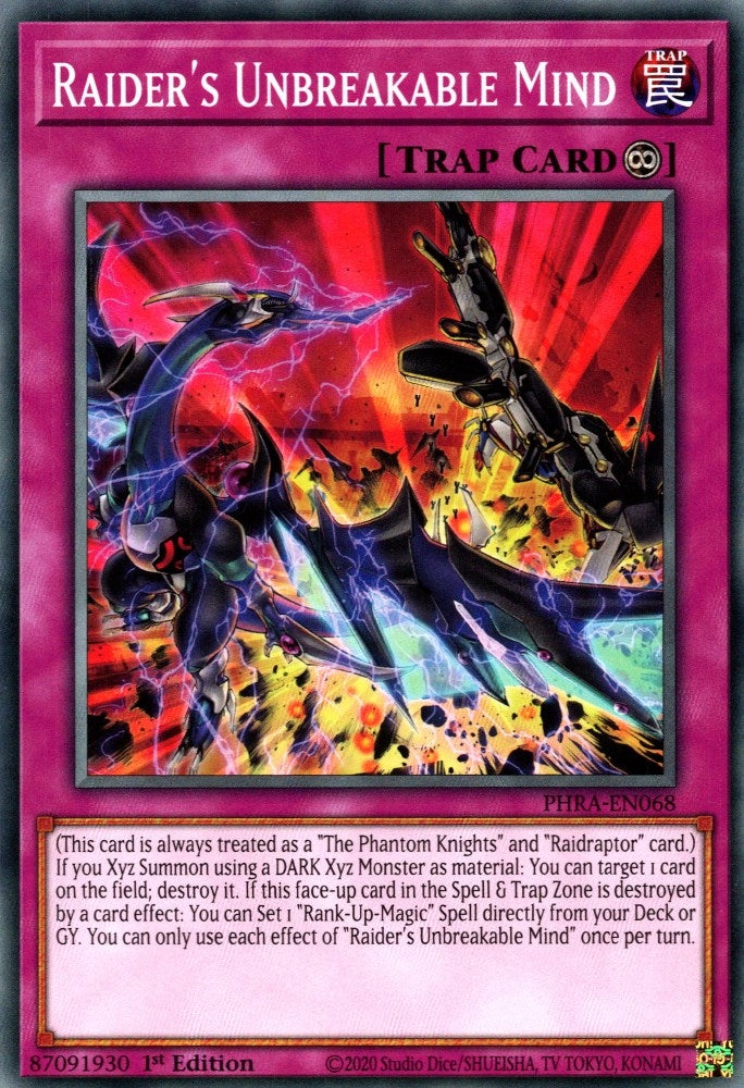 Image for Raider's Unbreakable Mind (PHRA-EN068) (PHRA) - YuGiOh