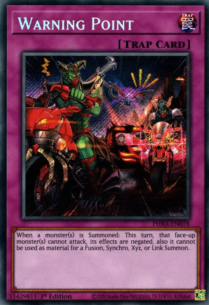 Image for Warning Point (PHRA-EN078) (PHRA) - YuGiOh