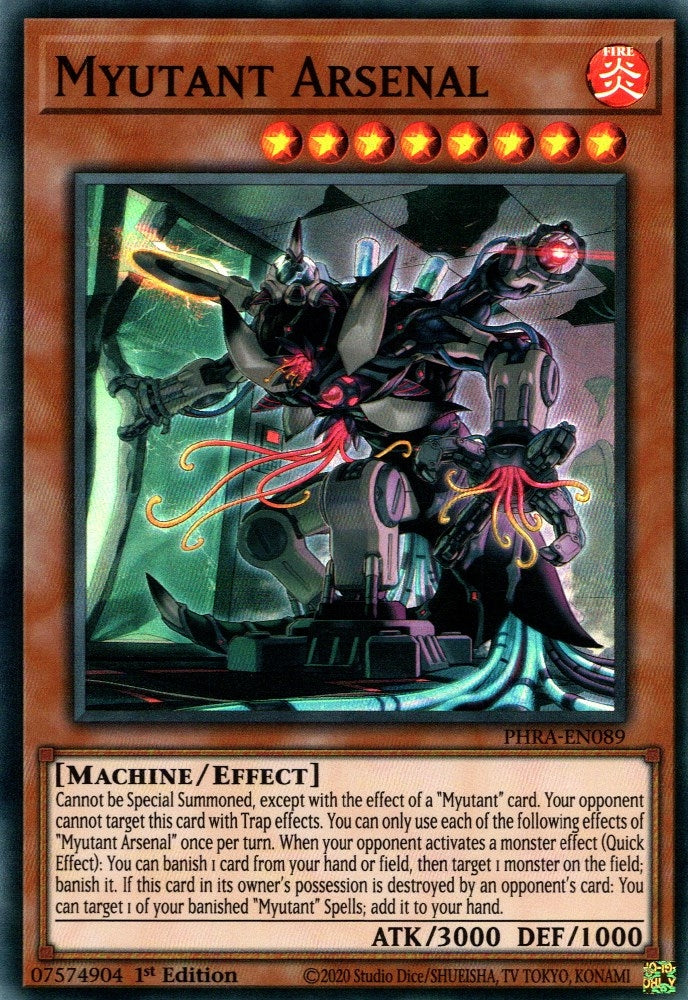 Image for Myutant Arsenal (PHRA-EN089) (PHRA) - YuGiOh