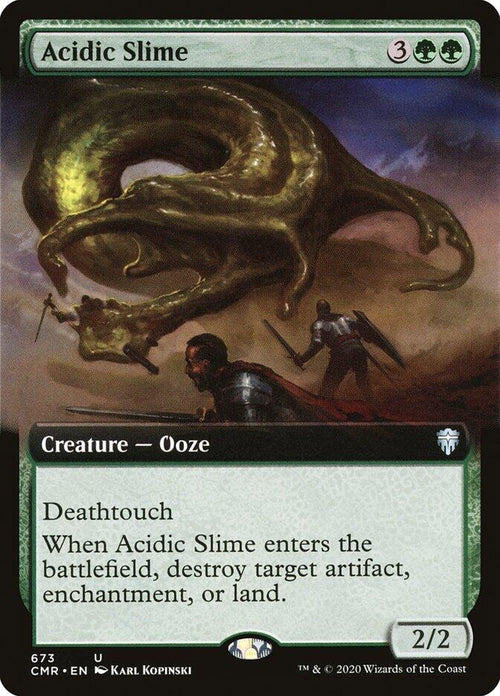 Image for Acidic Slime (Extended Art) (673) (Commander Legends) - Magic: The Gathering