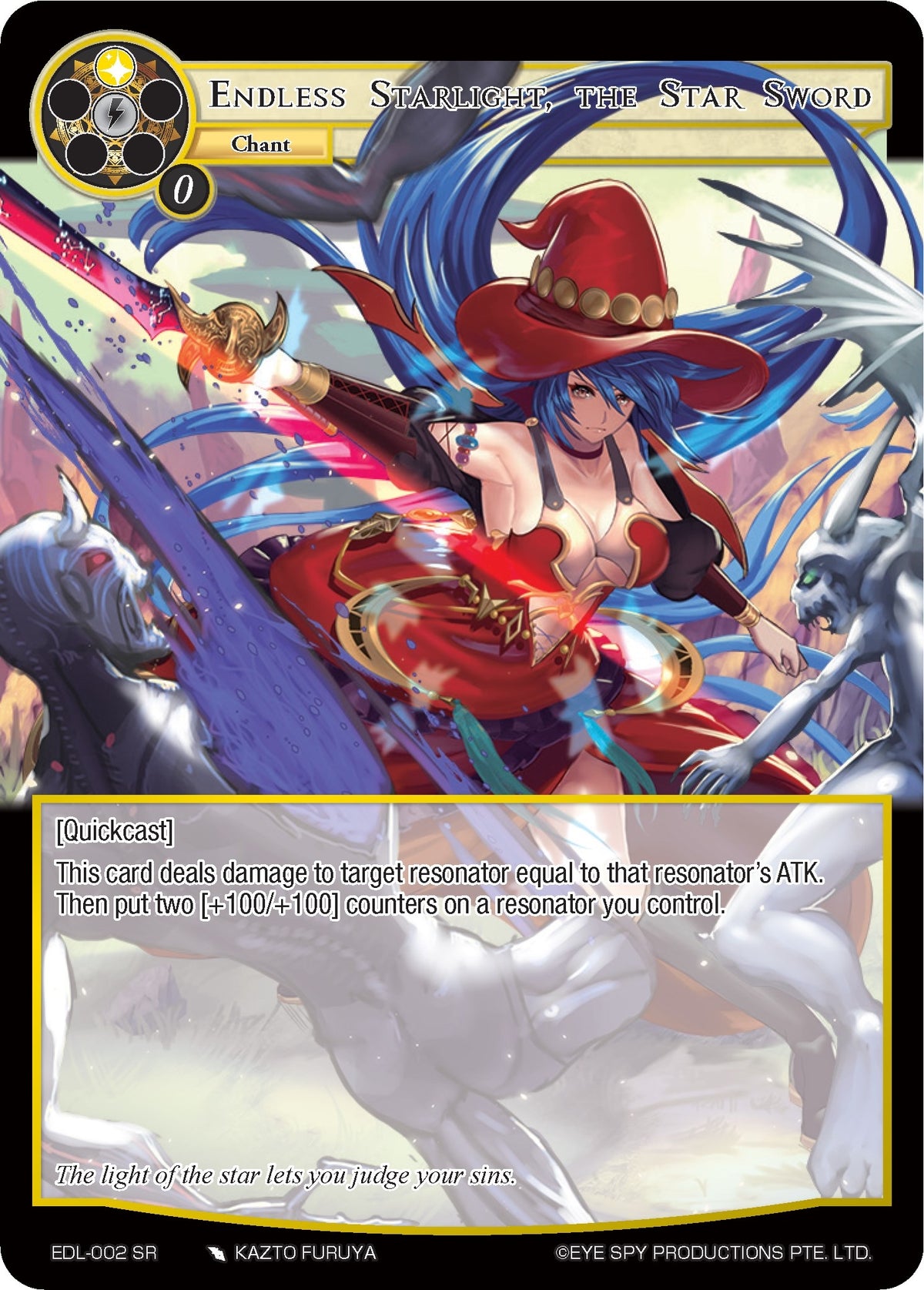 Image for Endless Starlight, the Star Sword (EDL-002) (The Epic of the Dragon Lord) - Force of Will