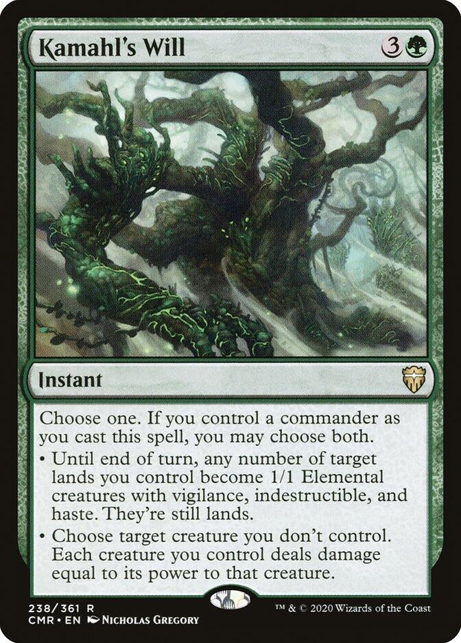 Image for Kamahl's Will (238) (Commander Legends) - Magic: The Gathering