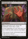 Image for Demonic Lore (118) (Commander Legends) - Magic: The Gathering