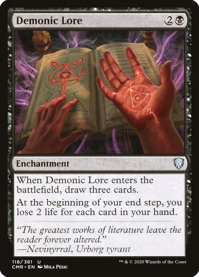 Image for Demonic Lore (118) (Commander Legends) - Magic: The Gathering