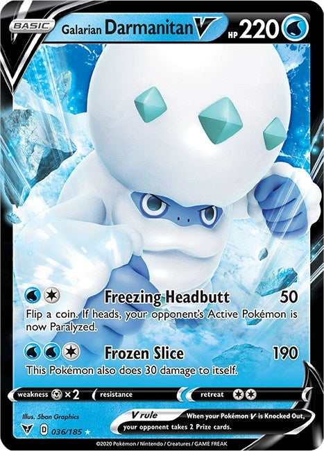 Image for Galarian Darmanitan V (036/185) (SWSH04) - Pokemon