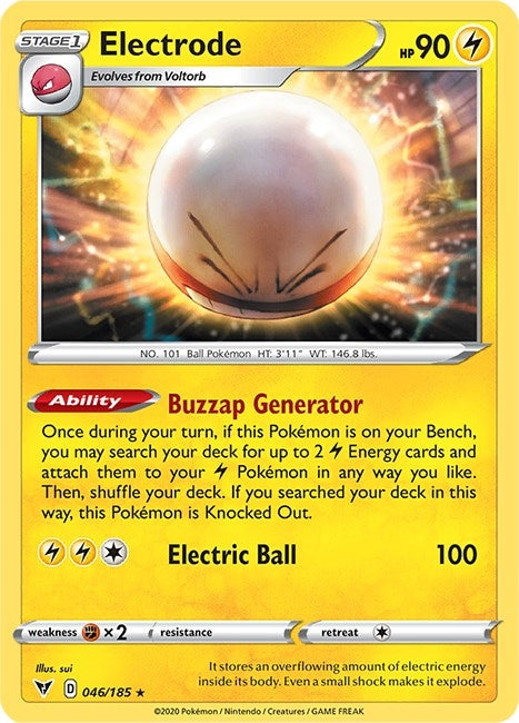 Image for Electrode (046/185) (SWSH04) - Pokemon