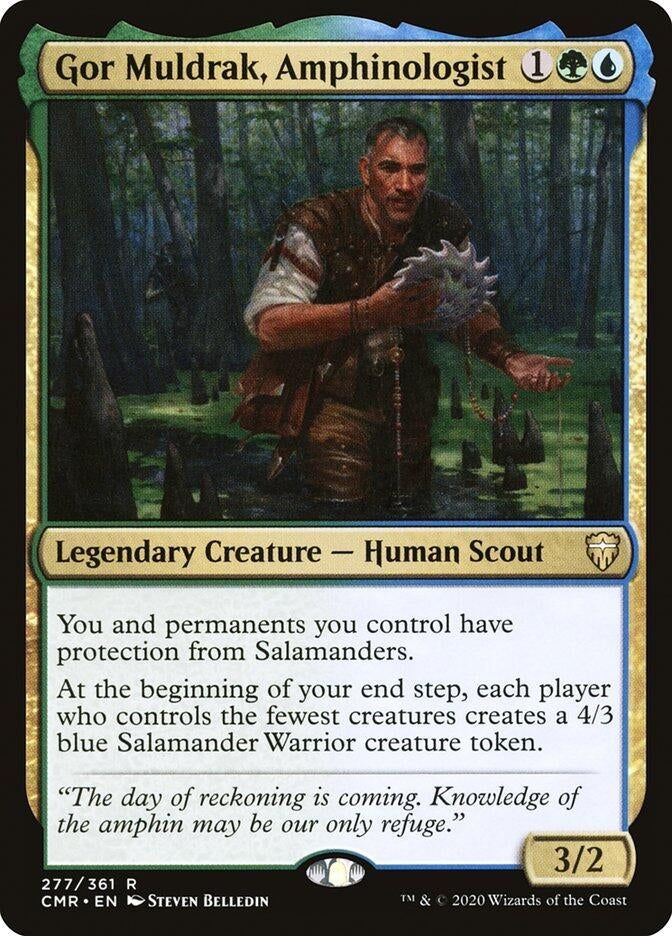 Image for Gor Muldrak, Amphinologist (277) (Commander Legends) - Magic: The Gathering