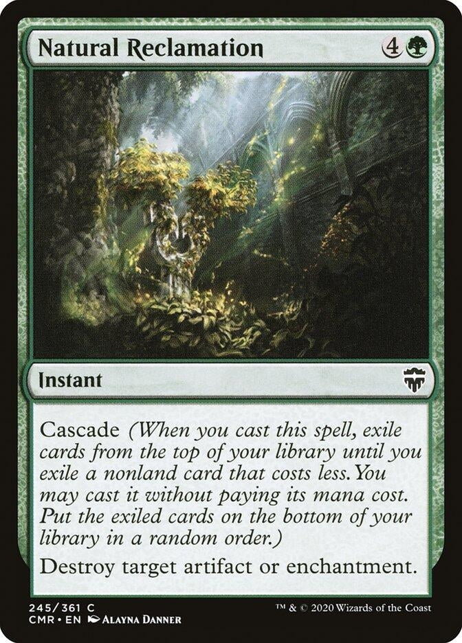 Image for Natural Reclamation (245) (Commander Legends) - Magic: The Gathering