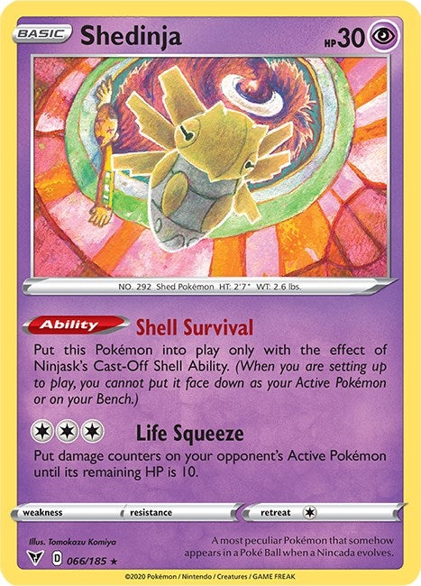 Image for Shedinja (066/185) (SWSH04) - Pokemon
