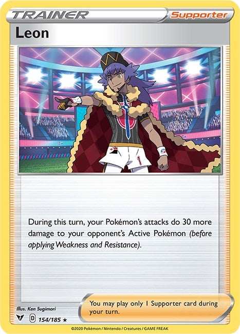Image for Leon (154/185) (SWSH04) - Pokemon