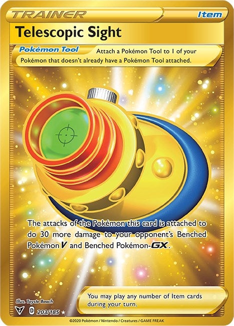 Image for Telescopic Sight (Secret) (203/185) (SWSH04) - Pokemon