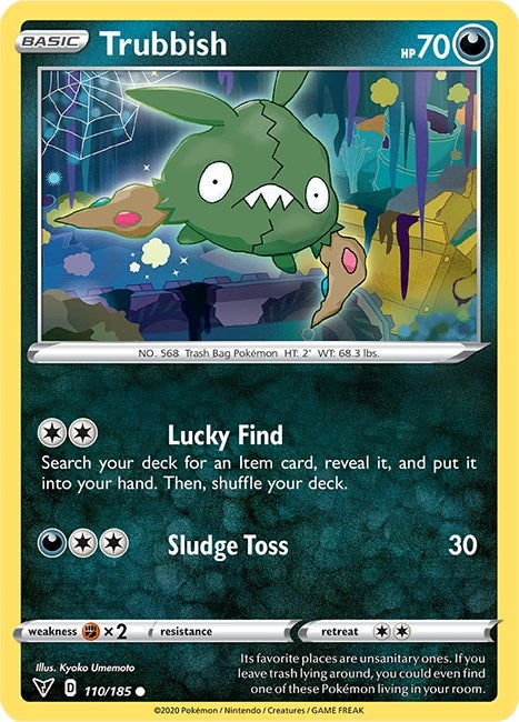 Image for Trubbish (110/185) (SWSH04) - Pokemon