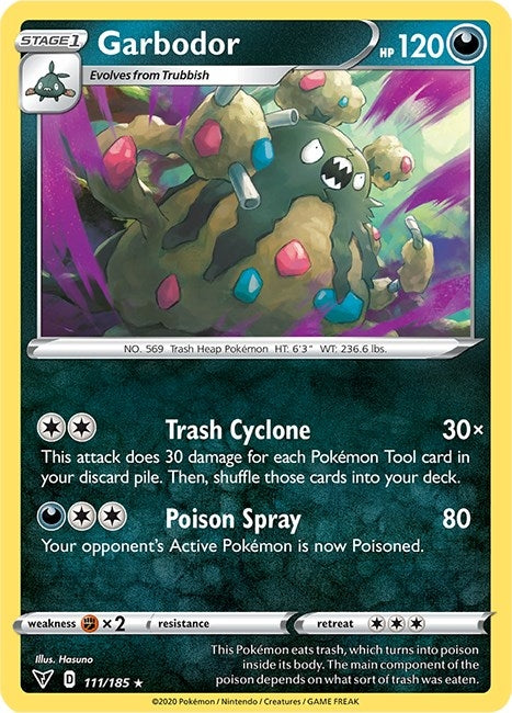Image for Garbodor (111/185) (SWSH04) - Pokemon