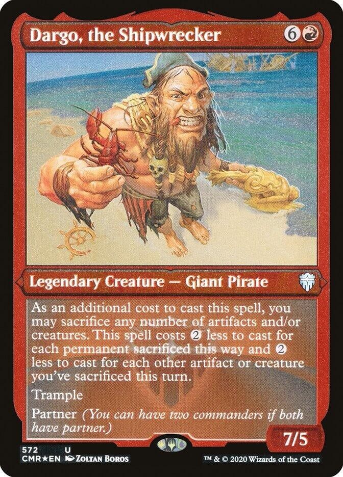 Image for Dargo, the Shipwrecker (Foil Etched) (572) (Commander Legends) - Magic: The Gathering