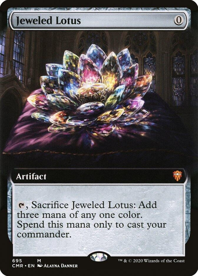 Image for Jeweled Lotus (Extended Art) (695) (Commander Legends) - Magic: The Gathering