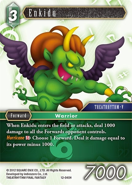 Image for Enkidu (12-040H) (Opus XII) - Final Fantasy TCG
