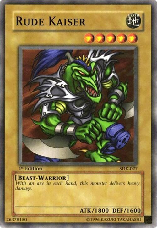 Image for Rude Kaiser (SDK-027) (SDK) - YuGiOh