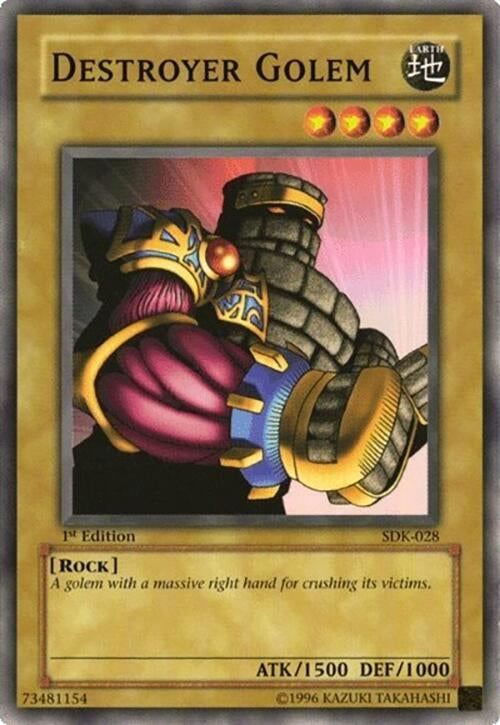 Image for Destroyer Golem (SDK-028) (SDK) - YuGiOh