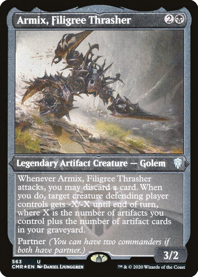 Image for Armix, Filigree Thrasher (Foil Etched) (563) (Commander Legends) - Magic: The Gathering