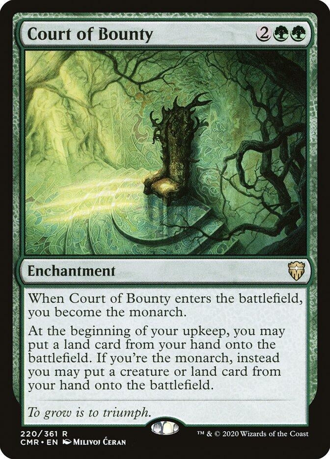 Image for Court of Bounty (220) (Commander Legends) - Magic: The Gathering