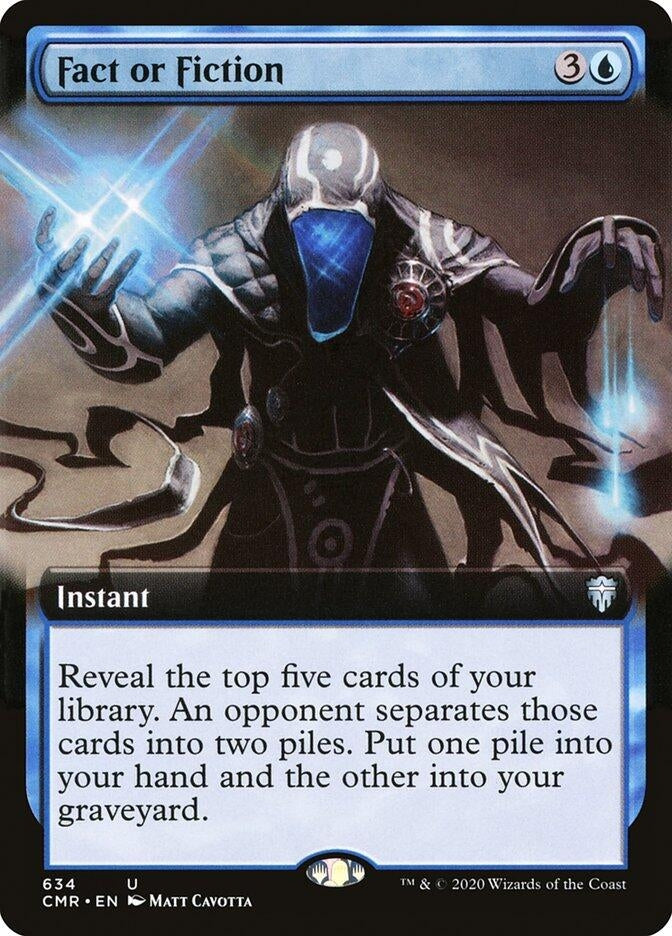 Image for Fact or Fiction (Extended Art) (634) (Commander Legends) - Magic: The Gathering
